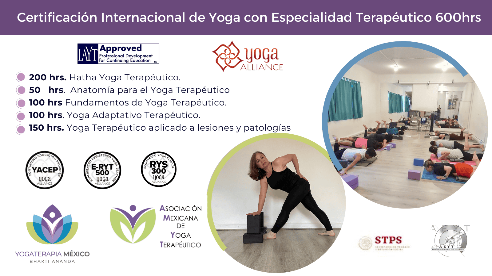 Yogaterapia México Certificación