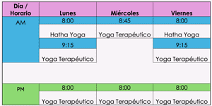 23 Horarios de clase practica